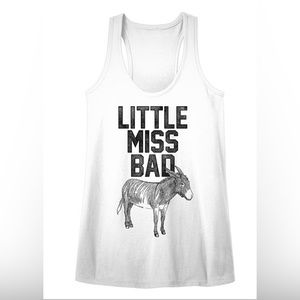 Little Miss Bad A Racerback Tank
